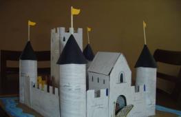 Замок из картона своими руками: универсальный материал для творчества Замок из картона своими руками пошаговая инструкция